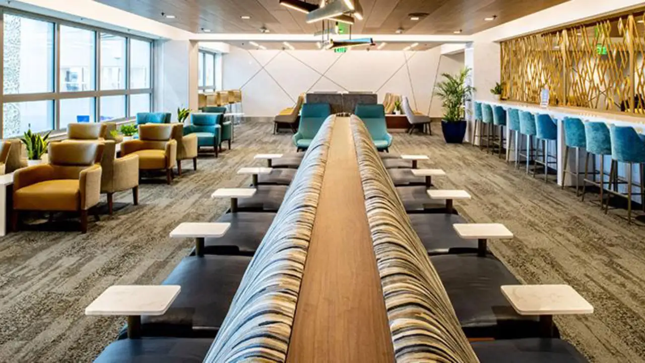 Miami Airport South Terminal lounge amenities and seating