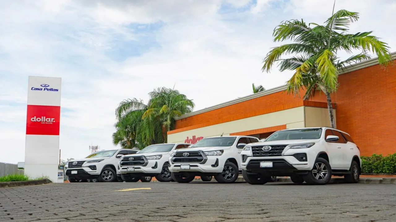 various types of car in Dollar Car Rental at MIA