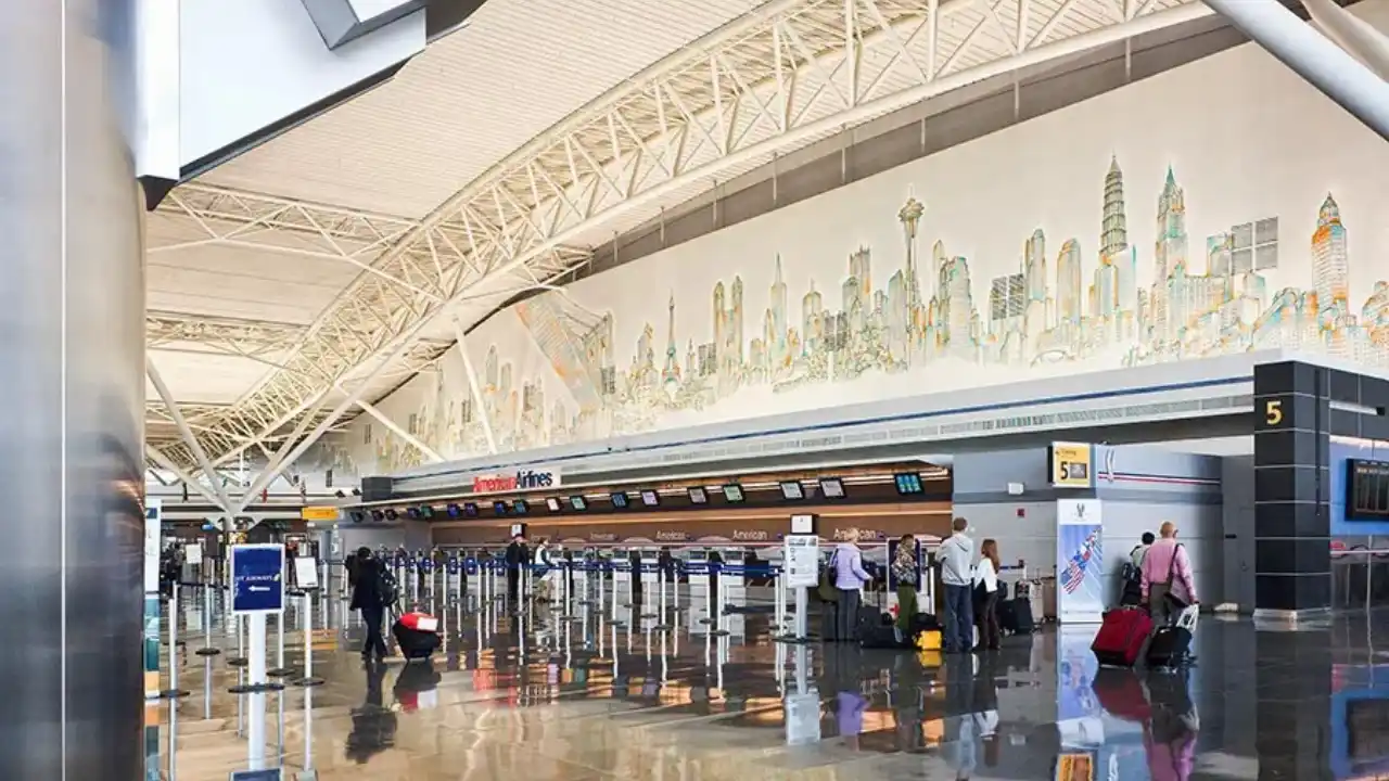 Inside JFK Terminal 8