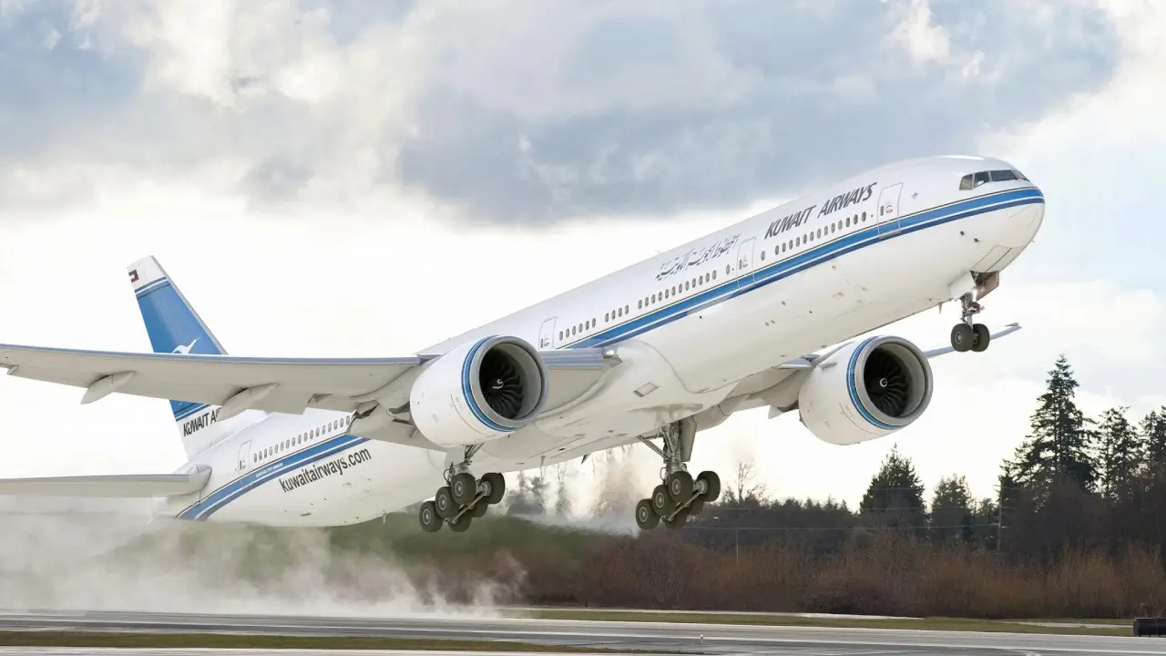 Departure at JFK Airport, Kuwait Airways Terminal