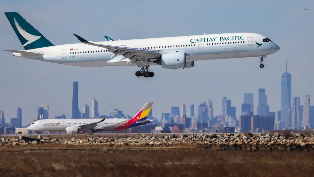Cathay Pacific Arrivals at JFK