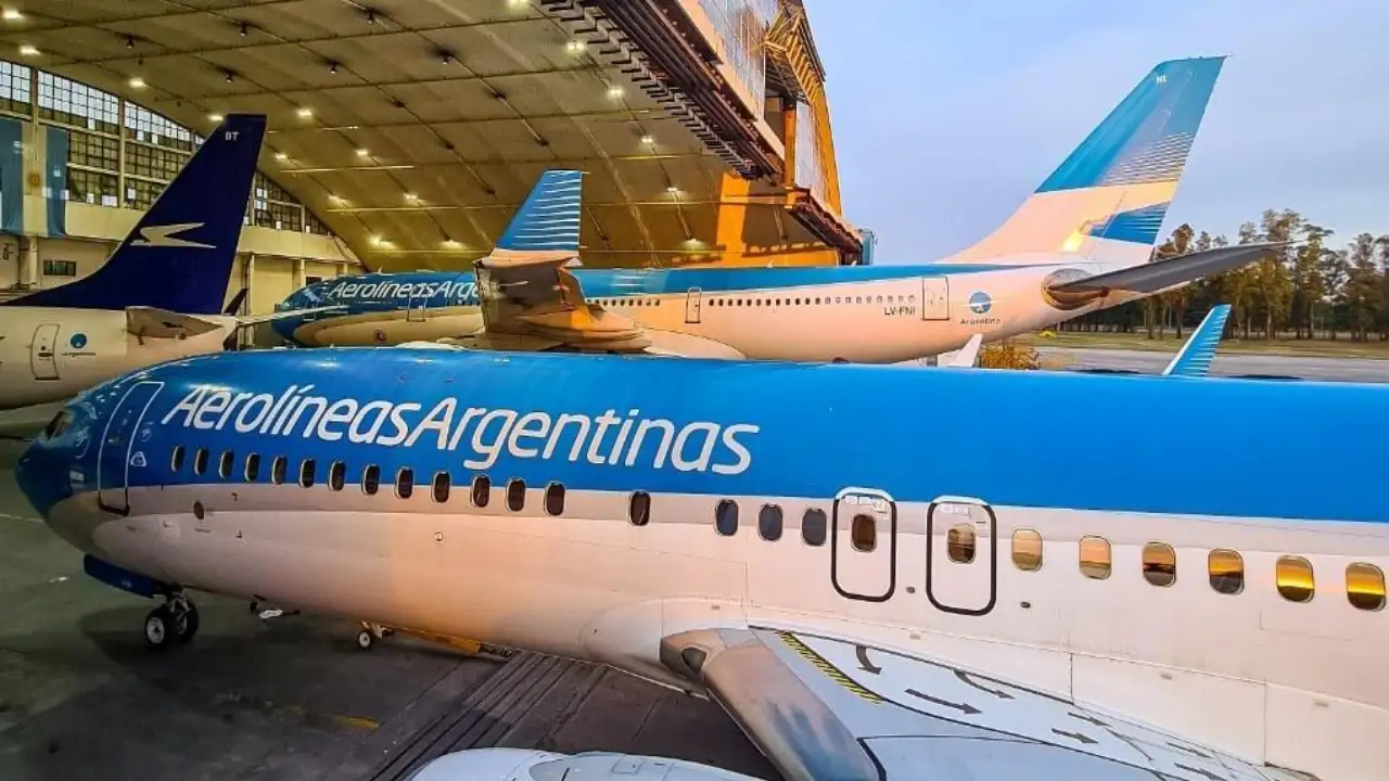 Aerolineas Argentinas at Miami Airport