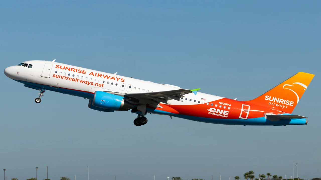Sunrise Airways Departures from Miami Airport