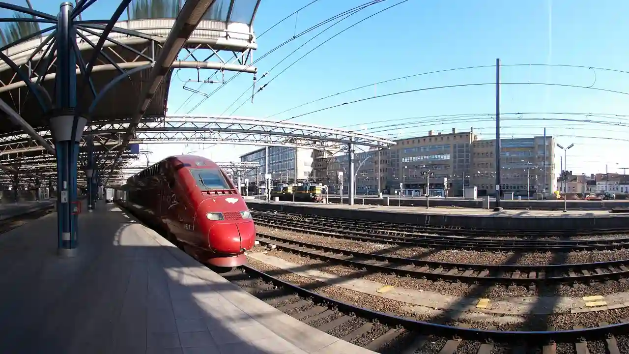 Brussels Midi/Zuid Eurostar Train Station- overview