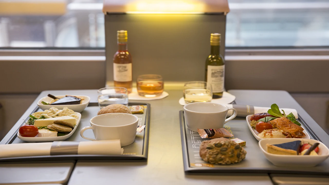 Different Types of Food in Eurostar Trains
