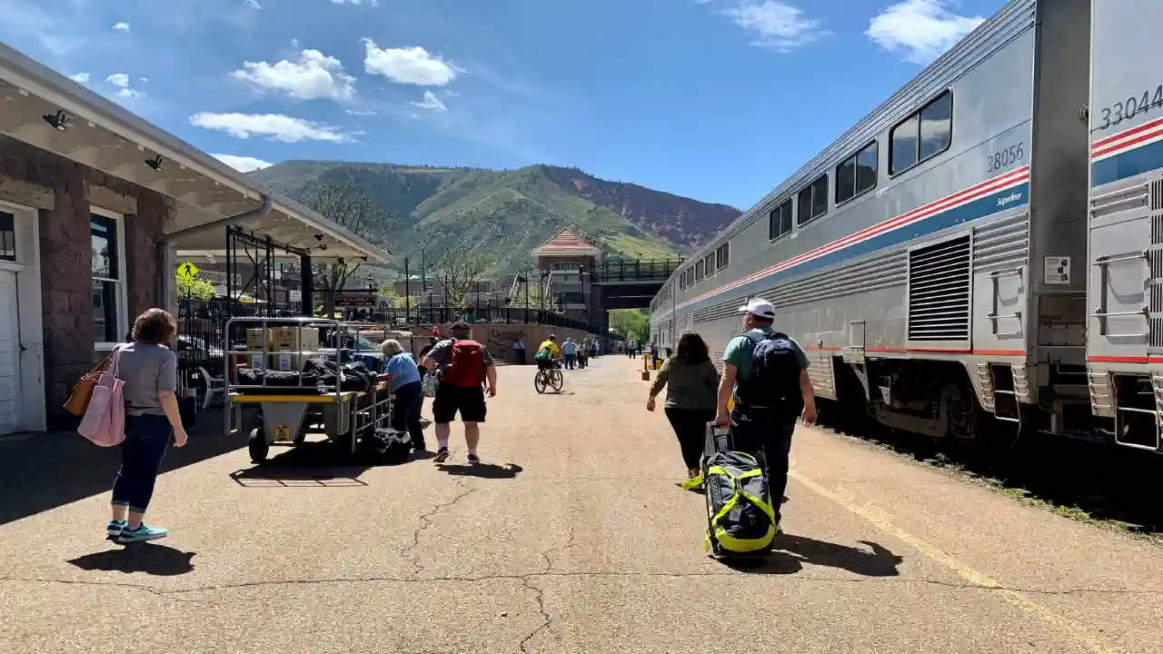 Amtrak from Denver to Glenwood Springs