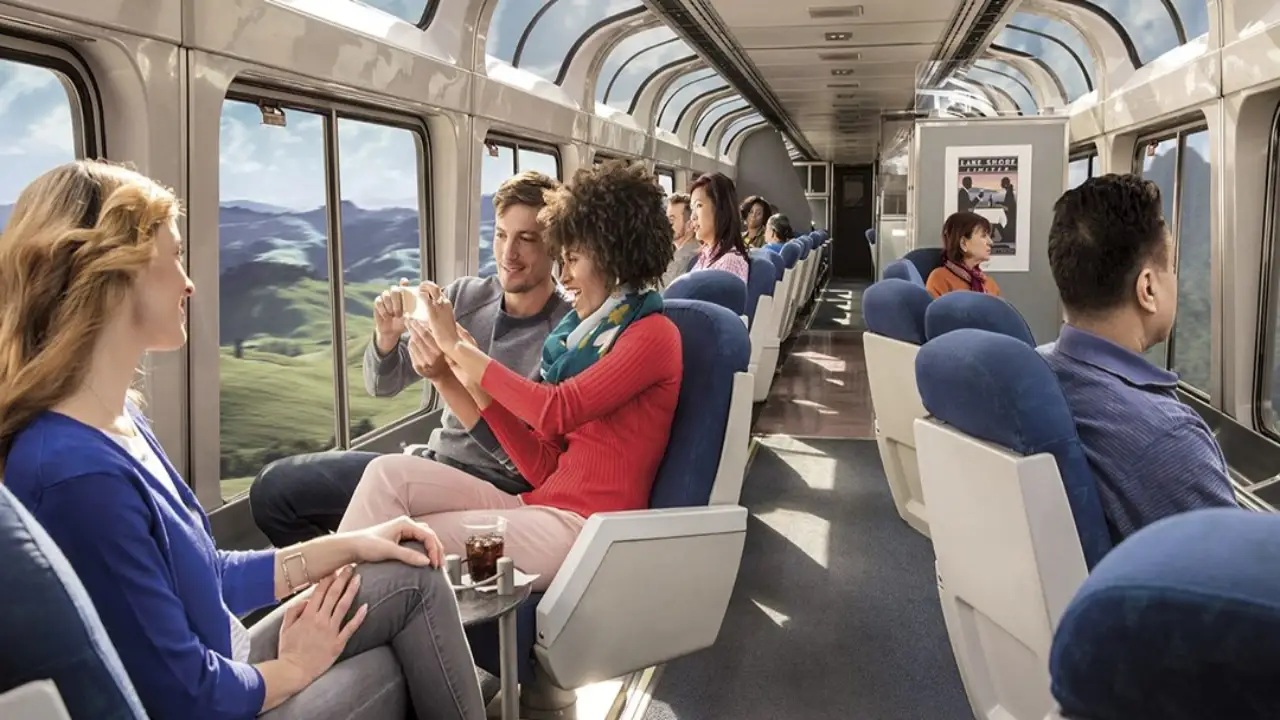 Amtrak seating and cabin features