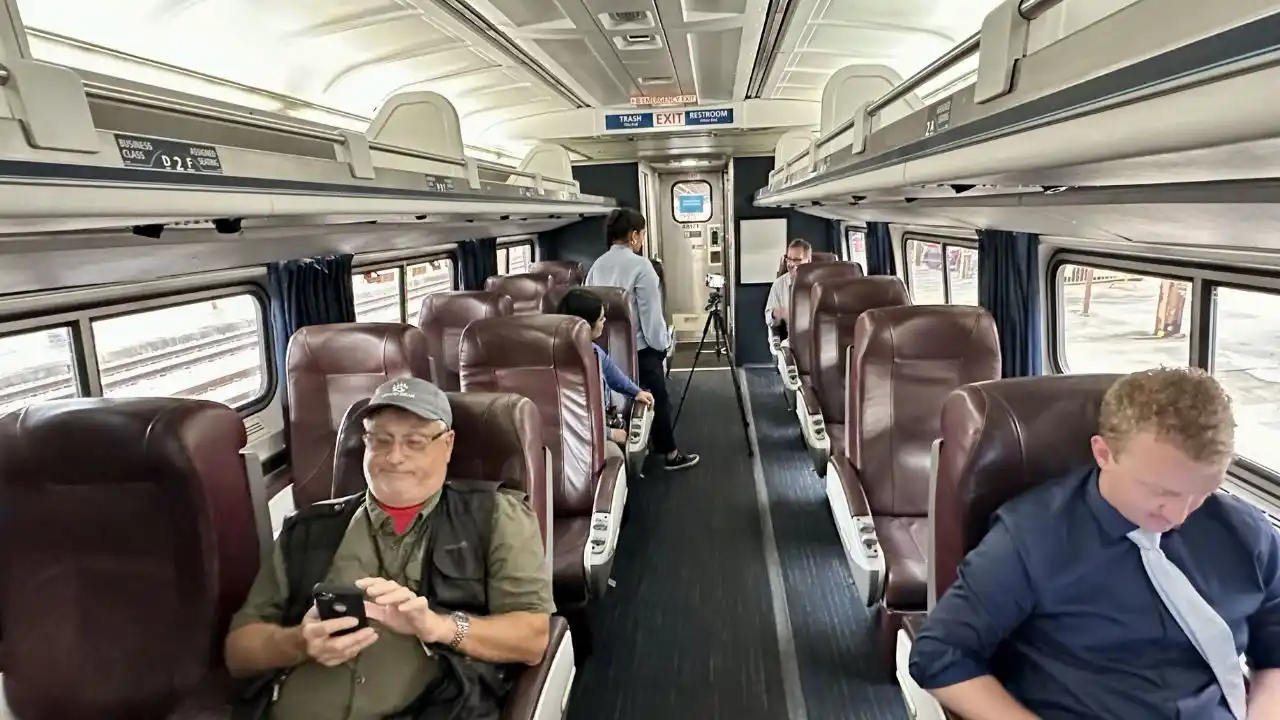 Amtrak Providence to NYC seating cabin options