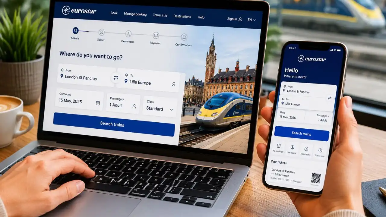 Eurostar Lille ticket booking online