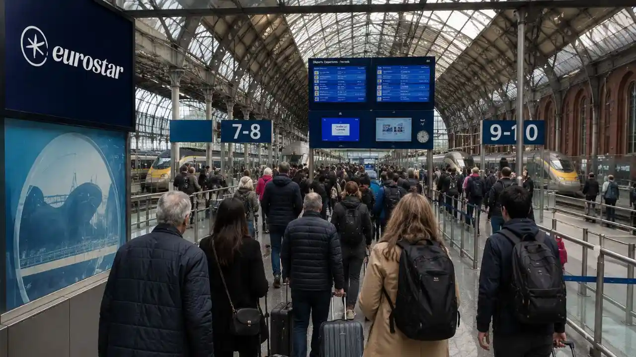 Lille Europe Eurostar departure process