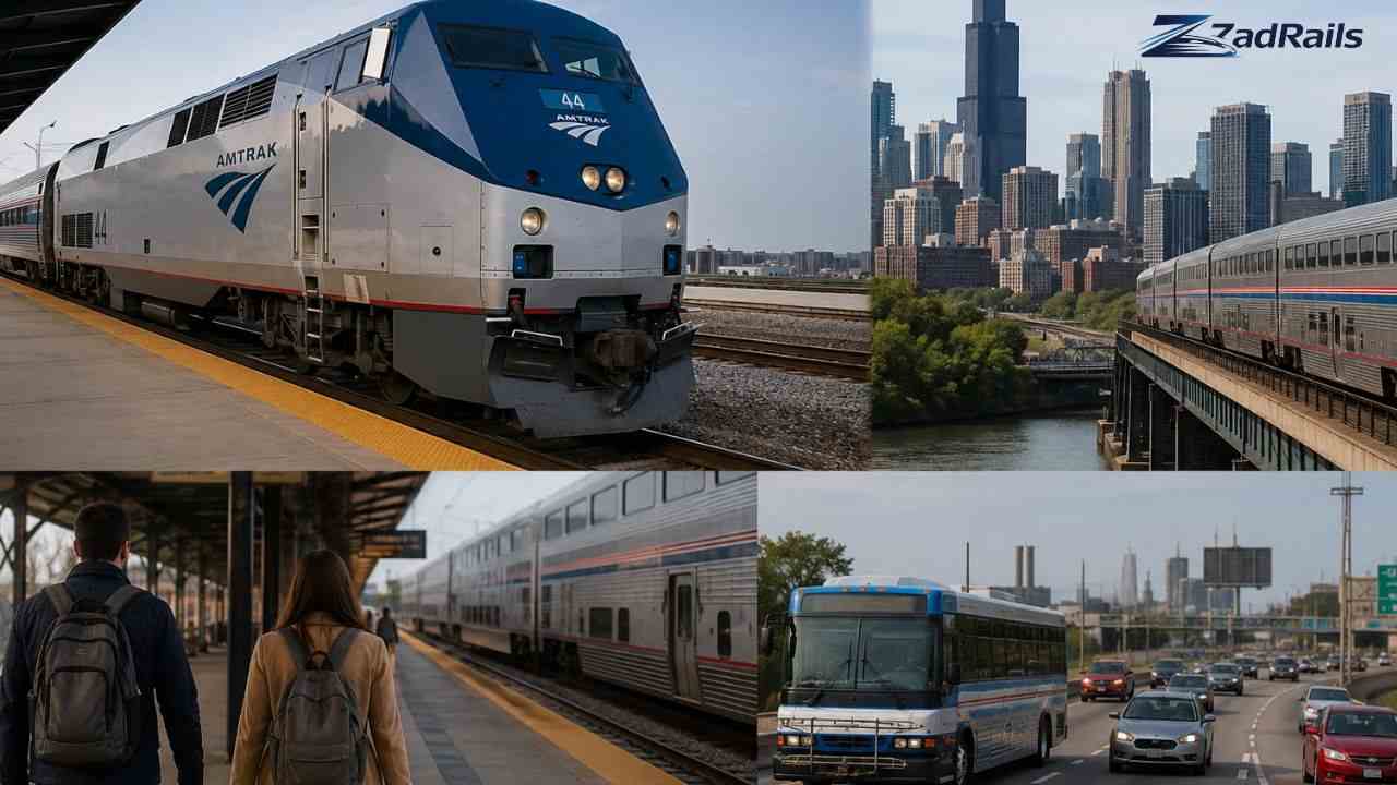 Amtrak Indianapolis to Chicago: Train, Operational Days, Route, and Transportation - overview