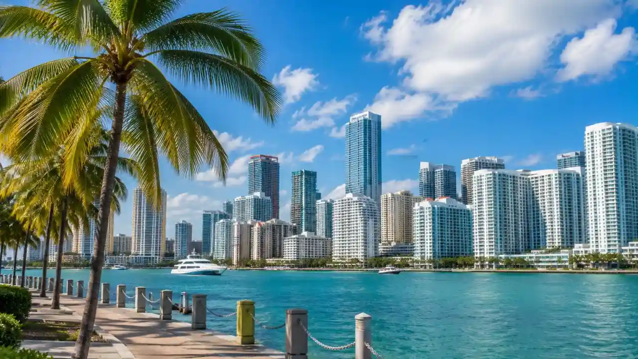 Miami beach sunny winter escape