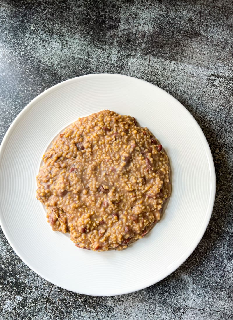 Haitian Cornmeal with Red Kidney Beans (Mayi Moulin) | Provecho