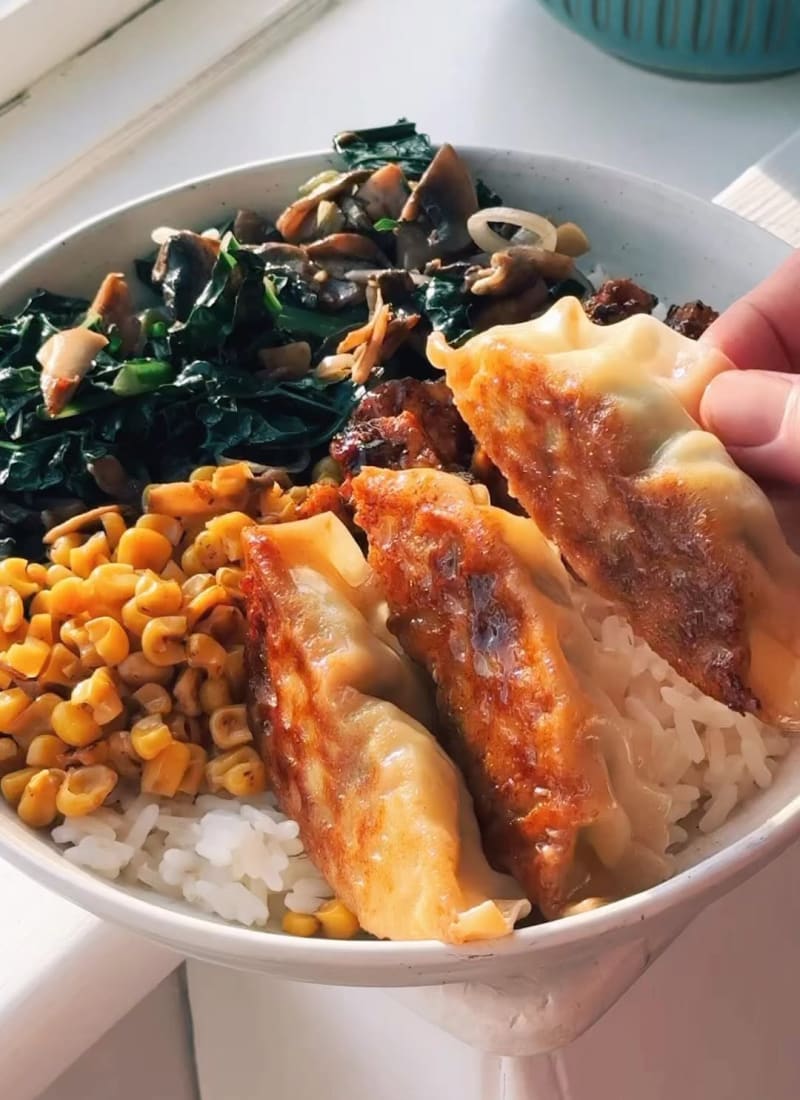 Dumpling Rice Bowl | Provecho