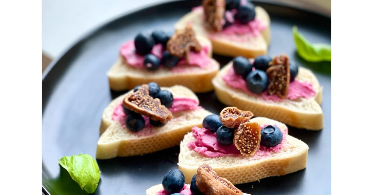 Blueberry + Honey Mini Toasts | Provecho