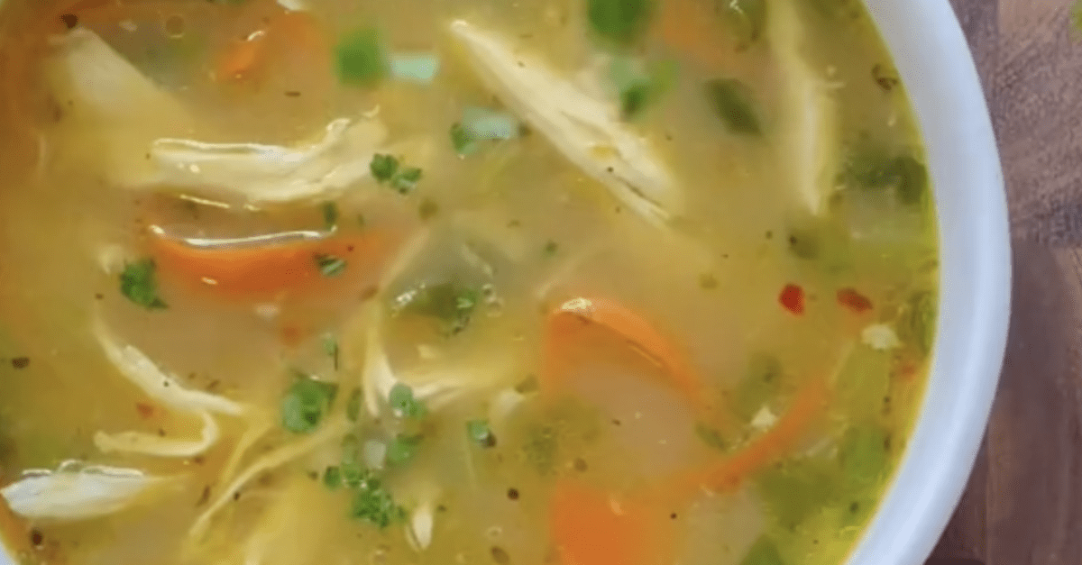 Turmeric Lemon Chicken Soup by nutrientmatters