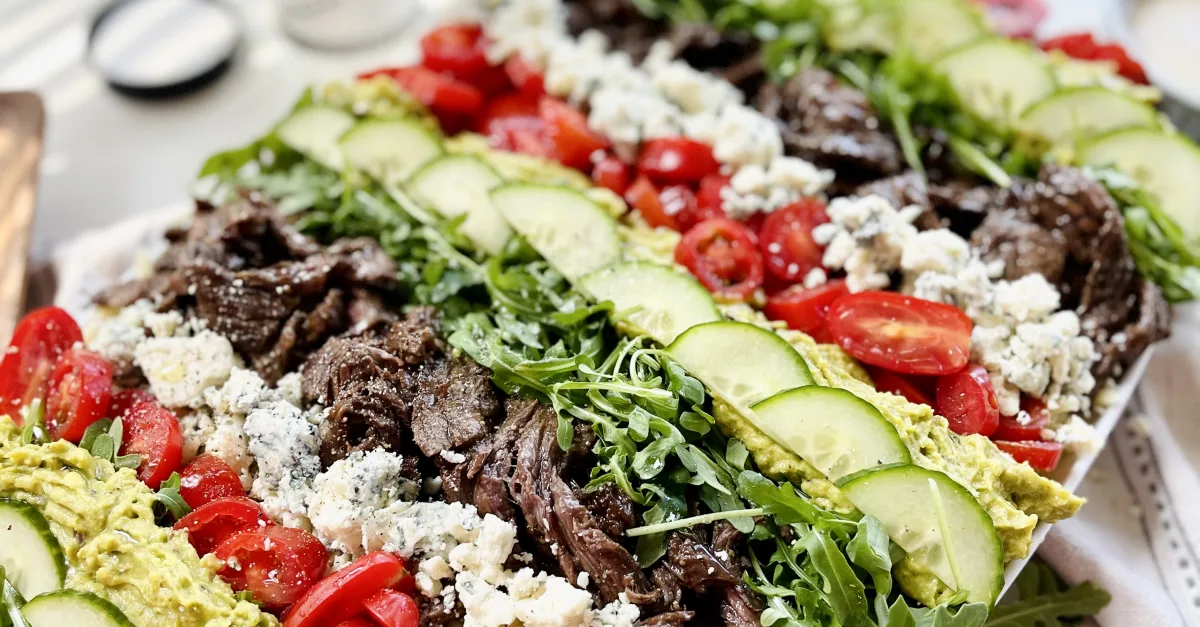 Honey Mustard Skirt Steak Pasta Salad by theplattergirl
