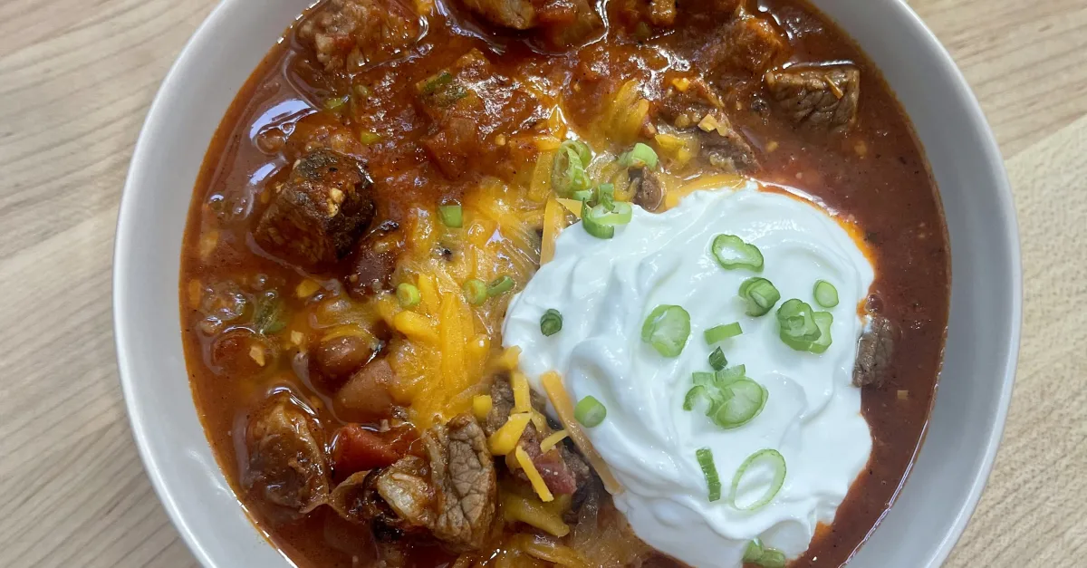 Slow Cooked Brisket Chili by kalenainthekitchen