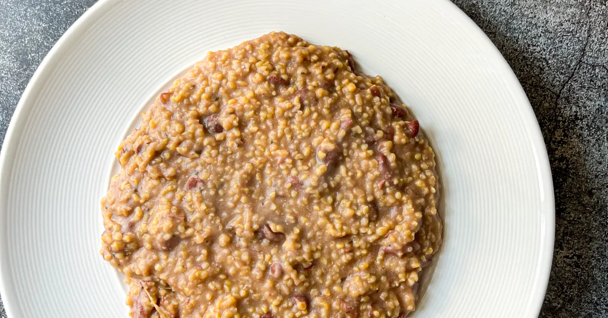 Haitian Cornmeal with Red Kidney Beans (Mayi Moulin) | Provecho
