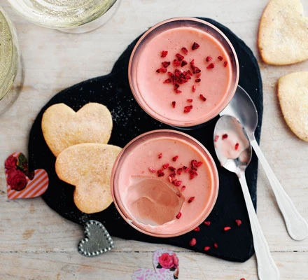 champagne-and-raspberry-possets