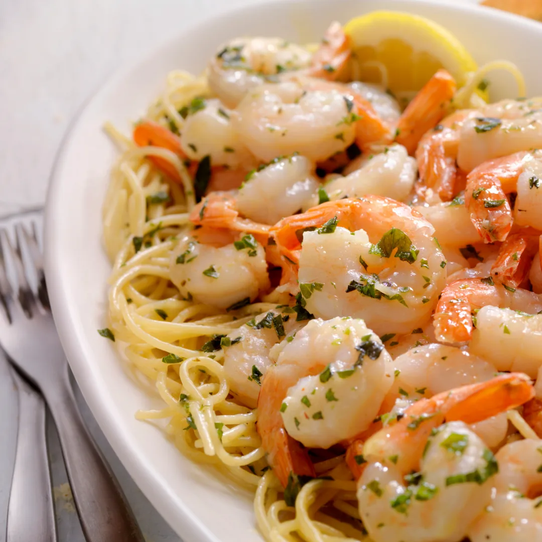 kimo's-romantic-shrimp-scampi-dinner