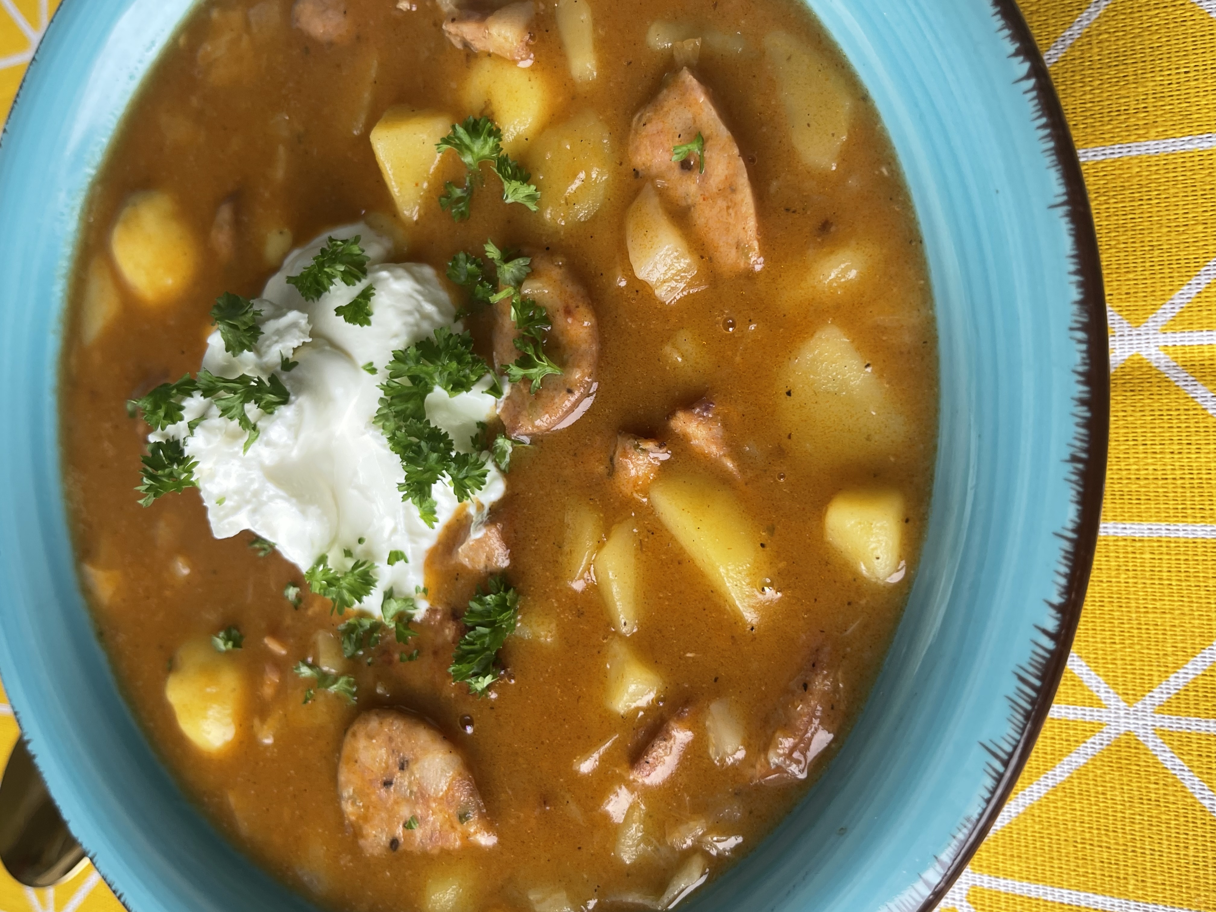 hungarian-sausage-soup-with-potato-dumplings-(knodel)