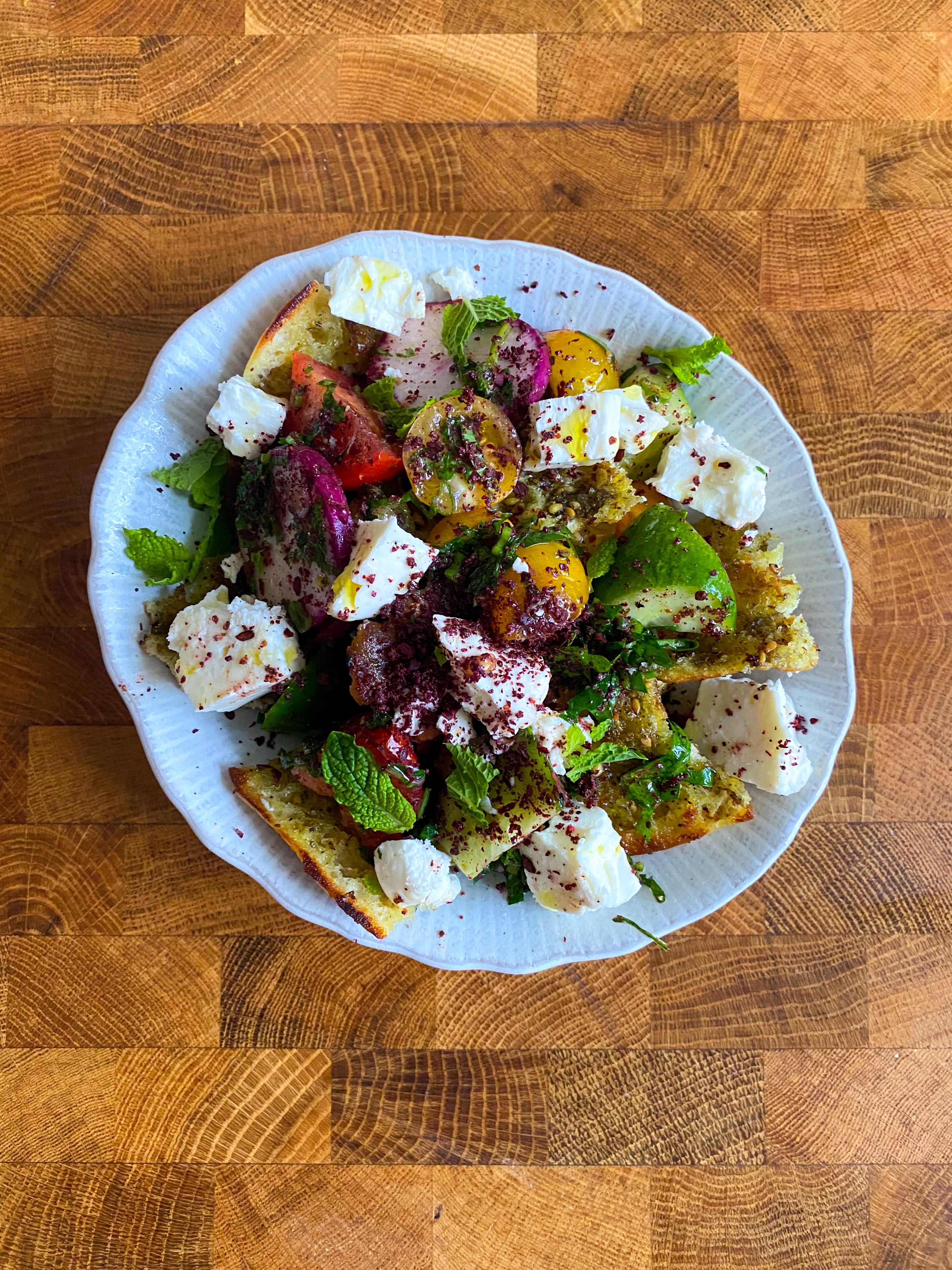 fattoush-salad-(w-leftover-pita)