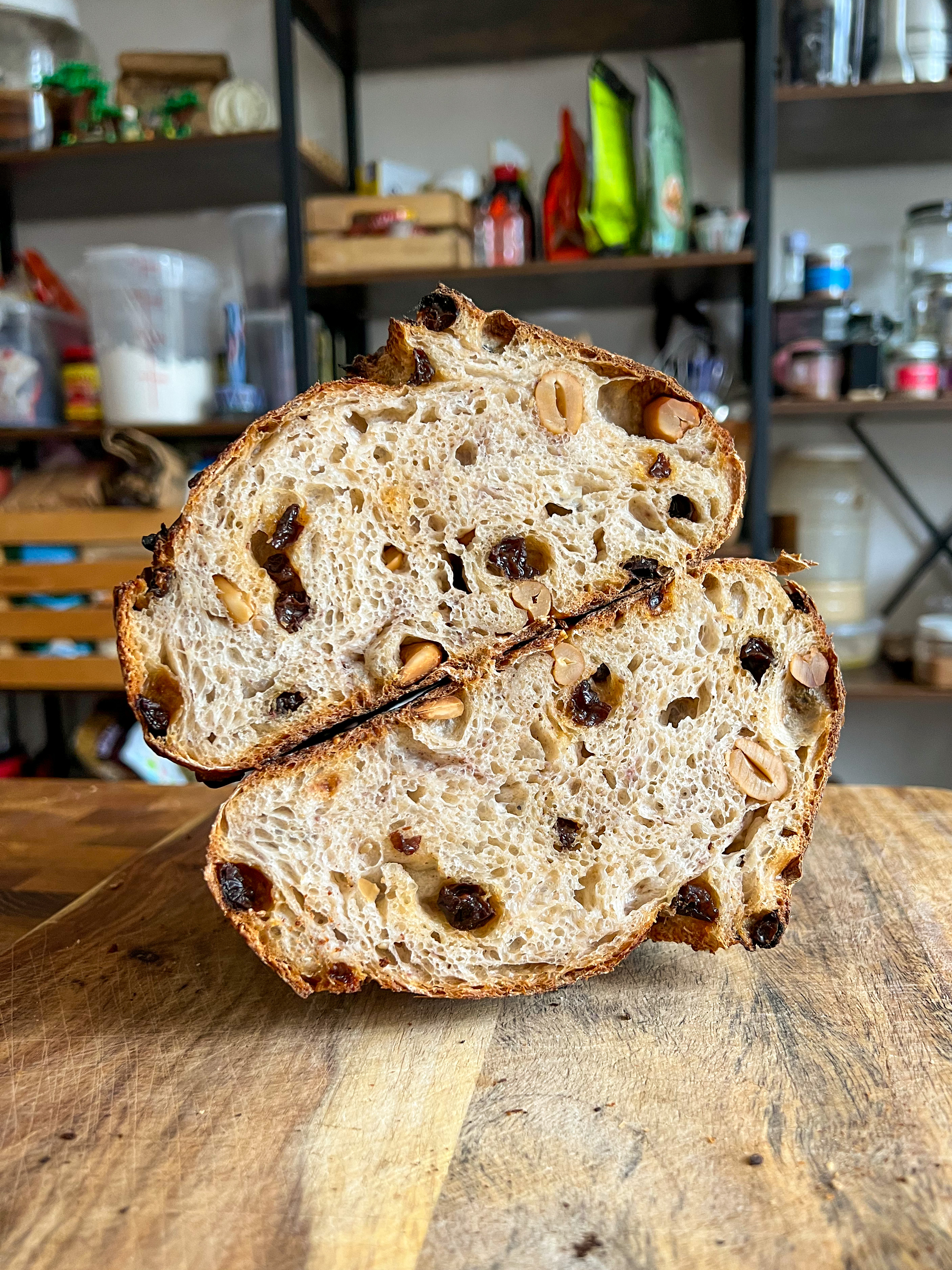 cashew-and-raisins-sourdough-loaf