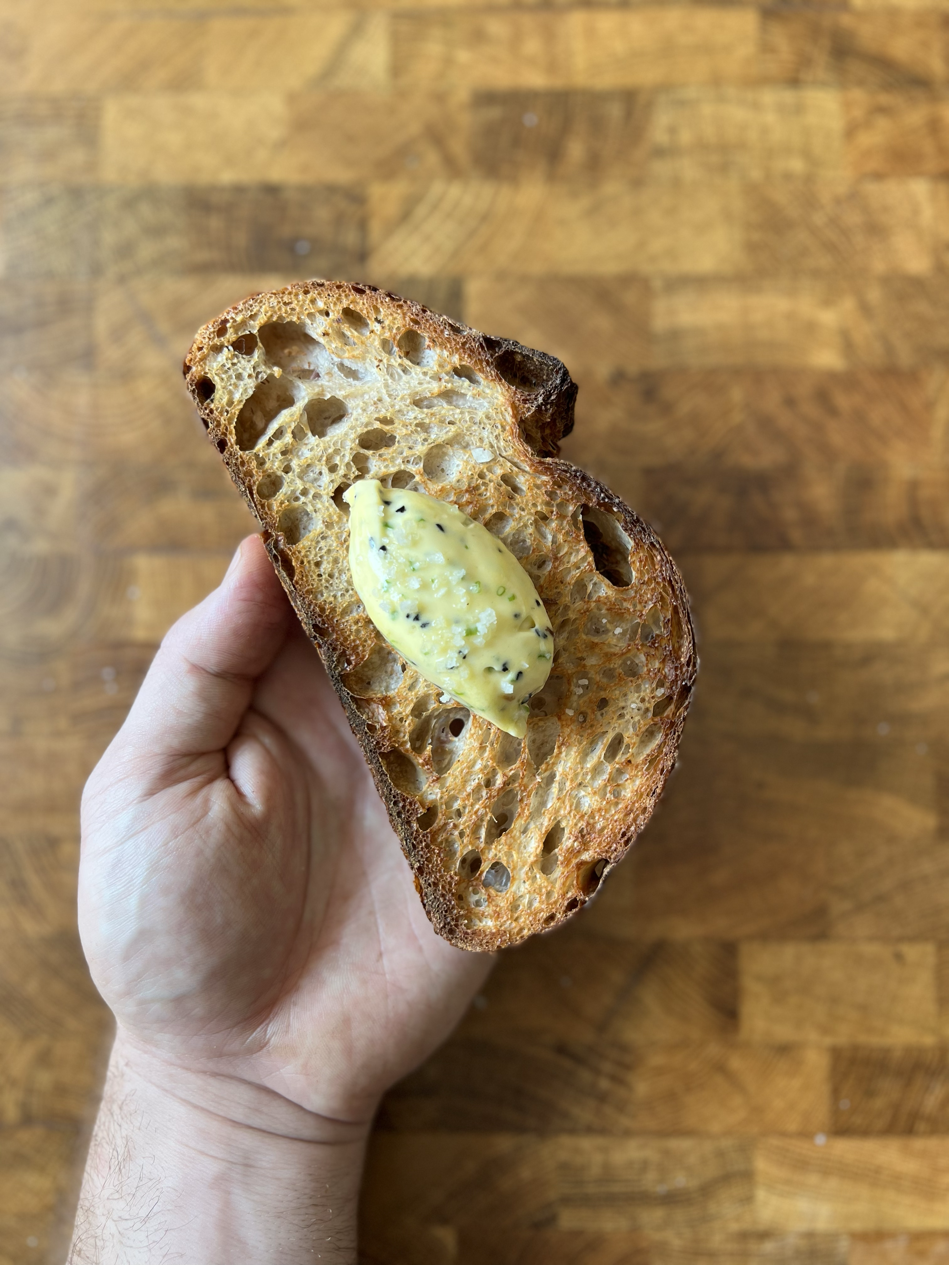 roasted-and-black-garlic-chives-butter