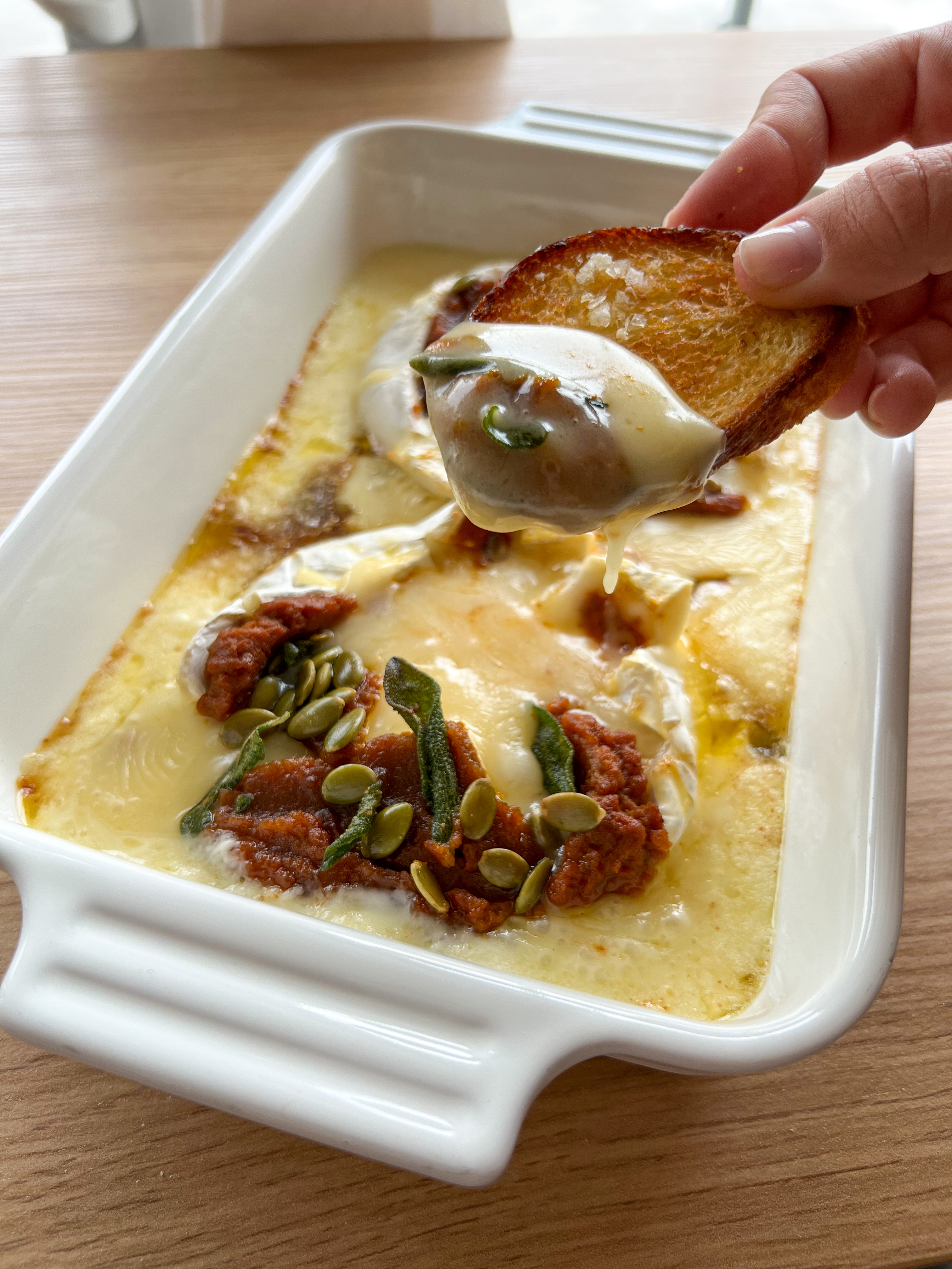 pumpkin-sage-baked-brie