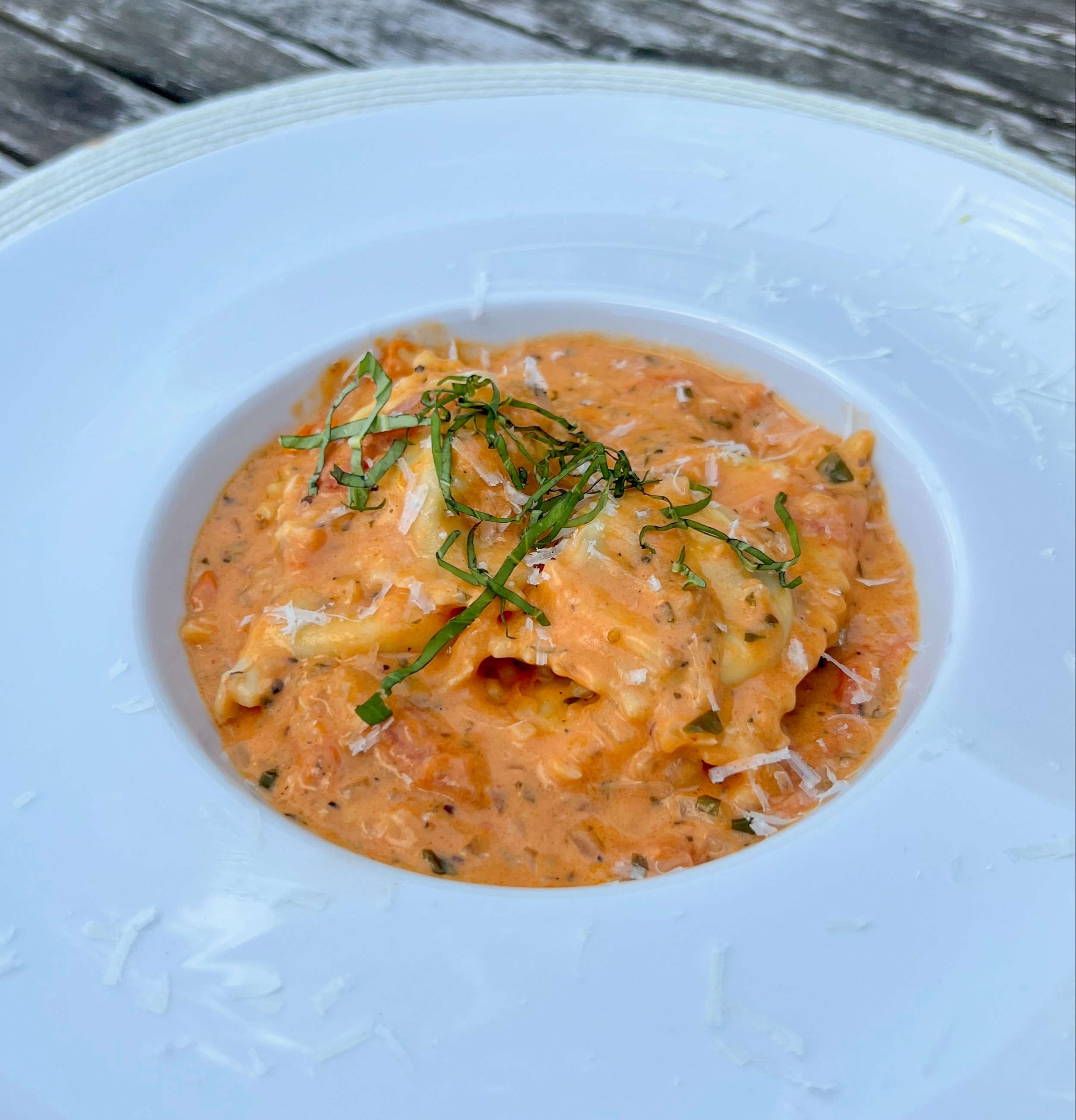 Ravioli with Pink Sauce | Provecho