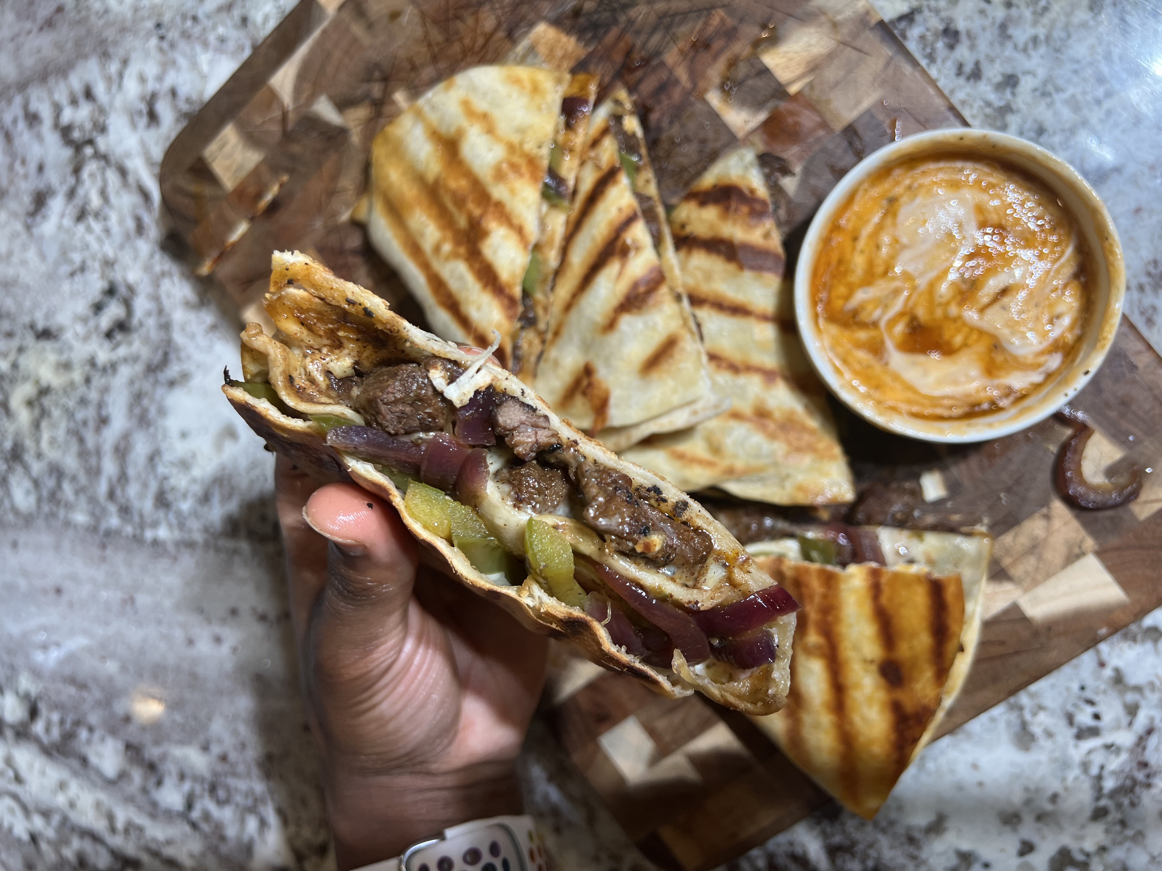 philly-cheesesteak-quesadilla