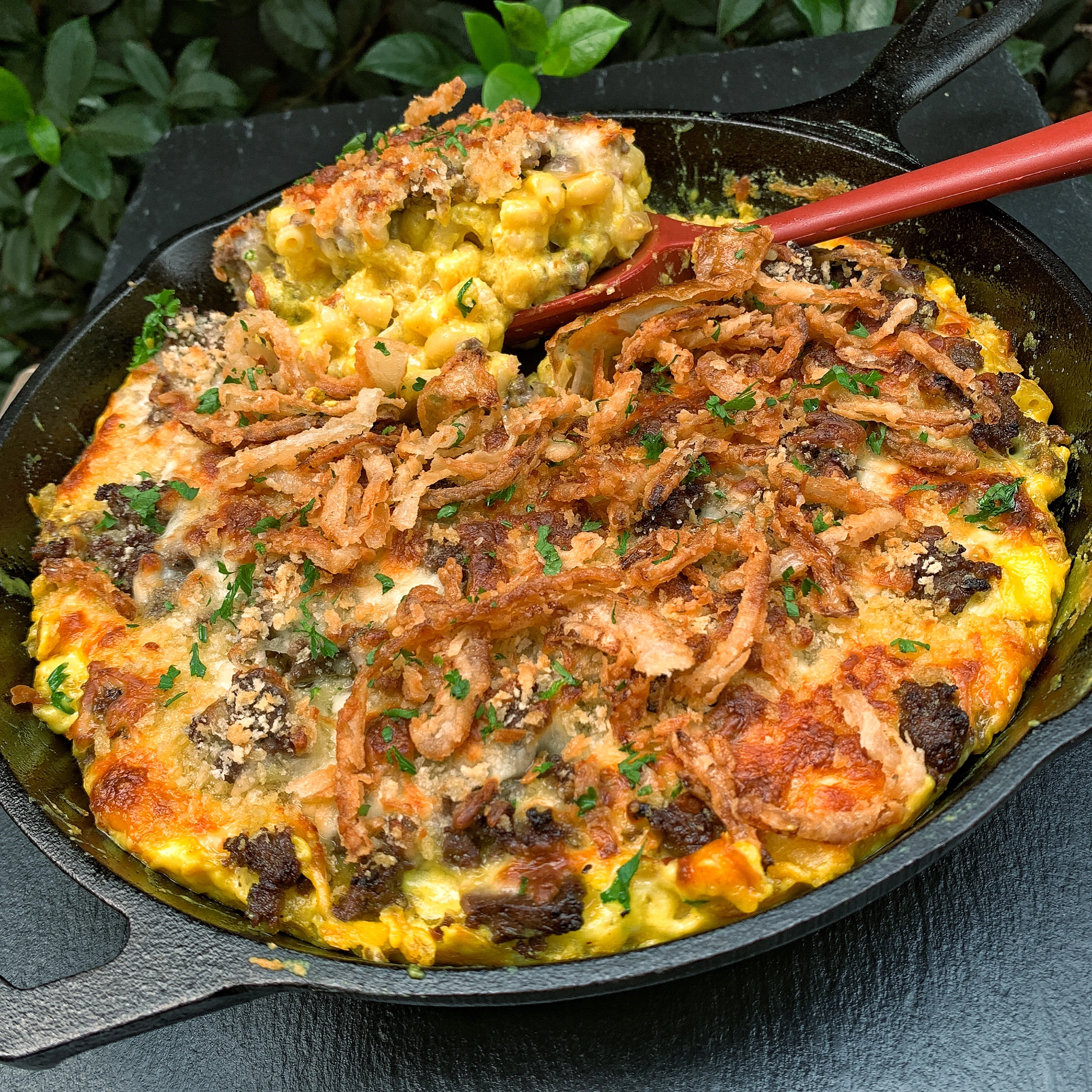 cheesesteak-macaroni-casserole