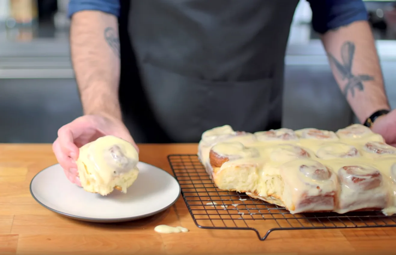 Cinnamon Rolls inspired by Jim Gaffigan's Stand Up (sort of)