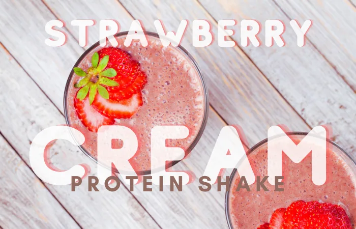easy-strawberry-cream-protein-shake
