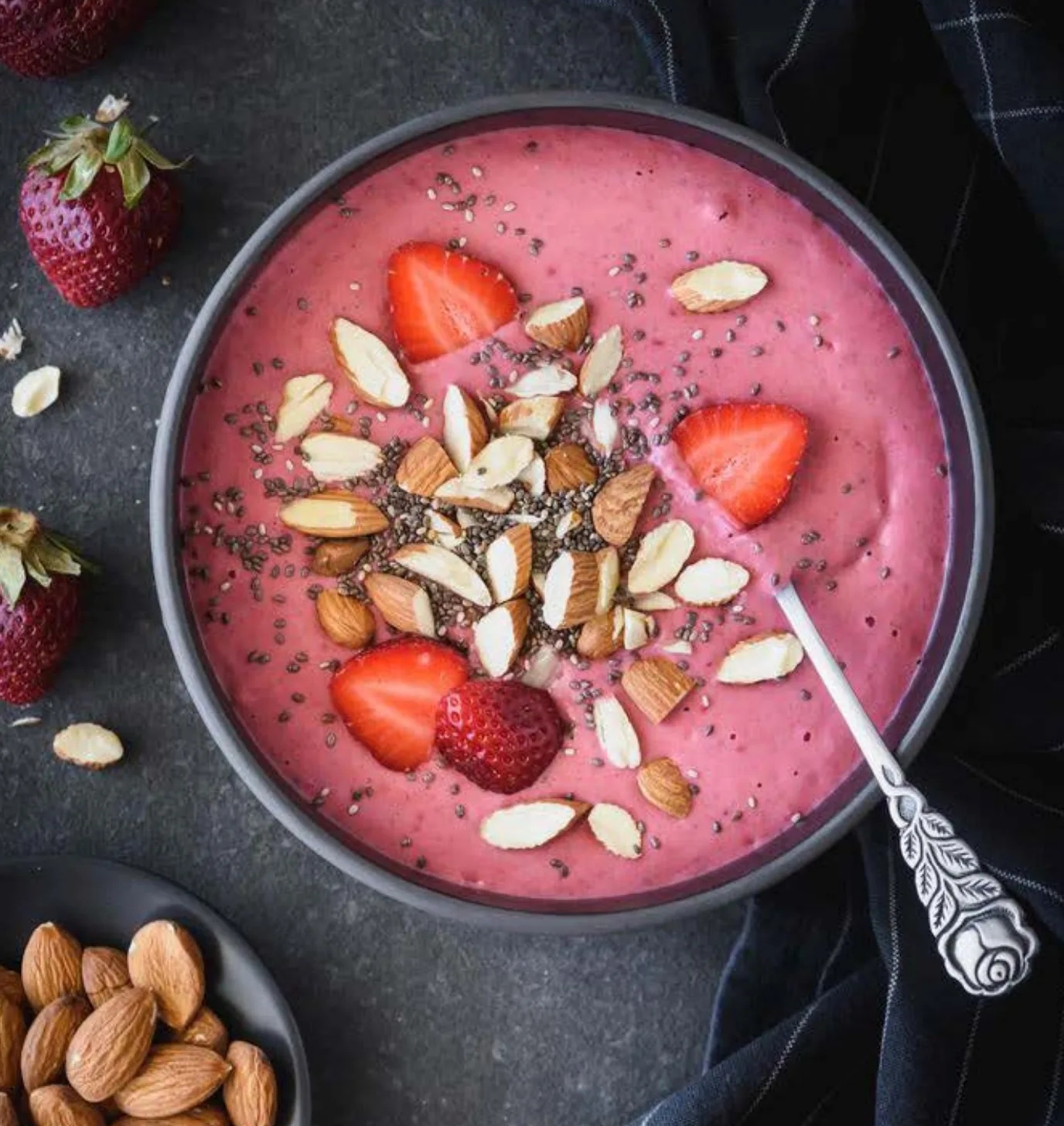 strawberry-pudding