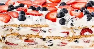 mixed-berry-icebox-cake