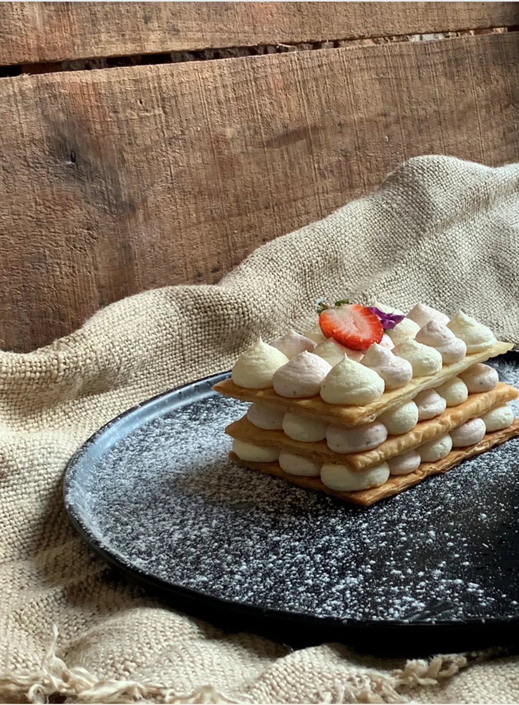 strawberry-and-cream-mille-feuille