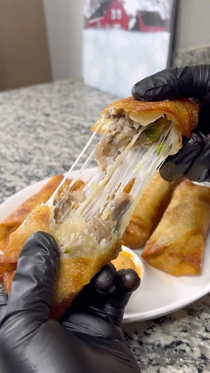 cheesesteak-eggrolls