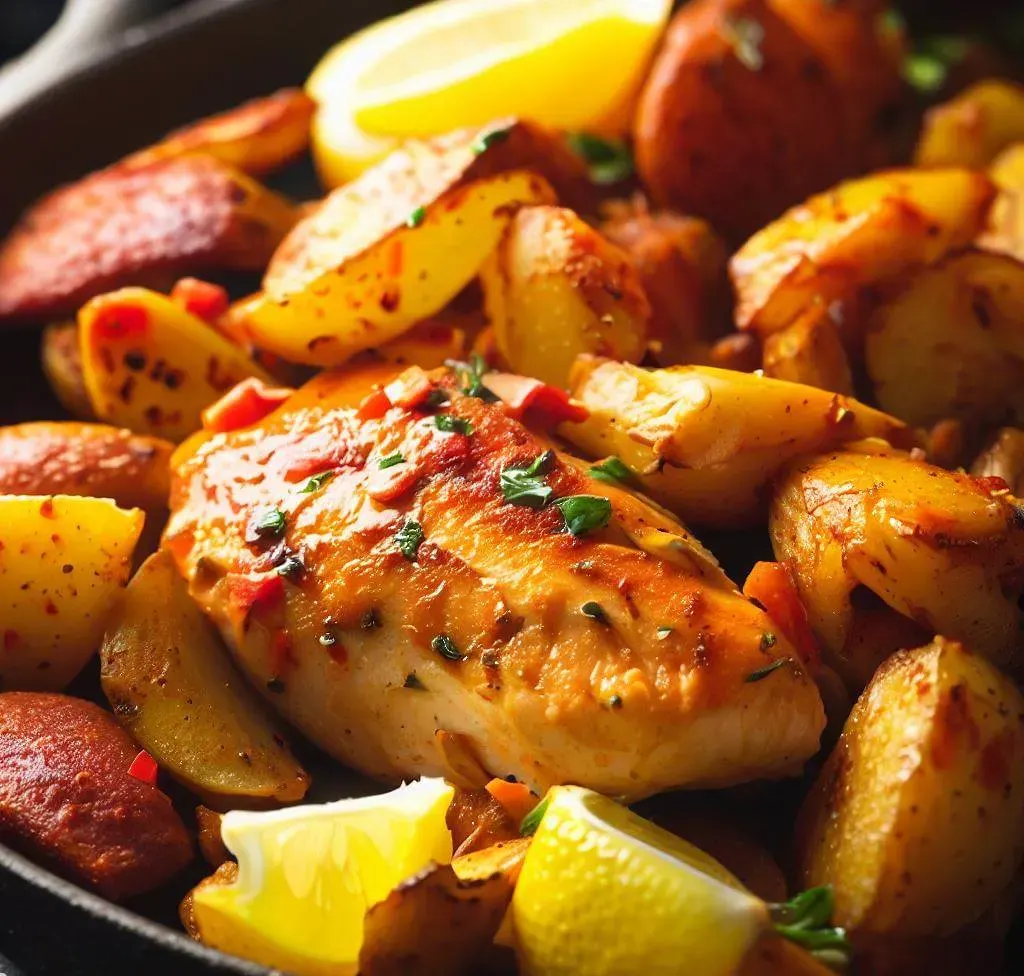 one-pan-lemon-chicken