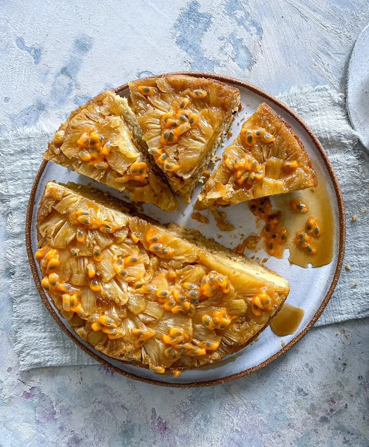 upside-down-pineapple-and-passionfruit-cake