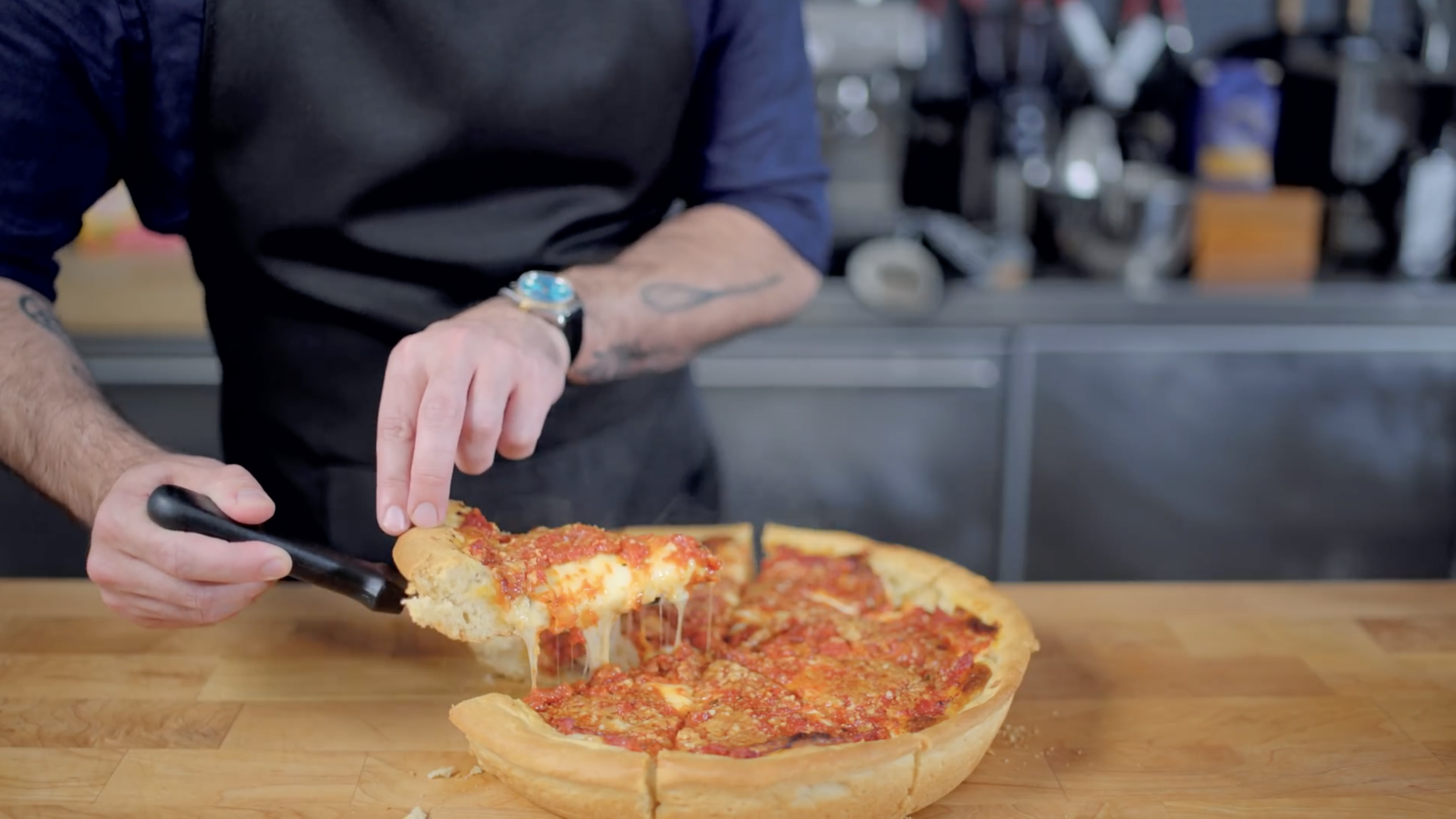 Chicago-Style Pizza from The Daily Show
