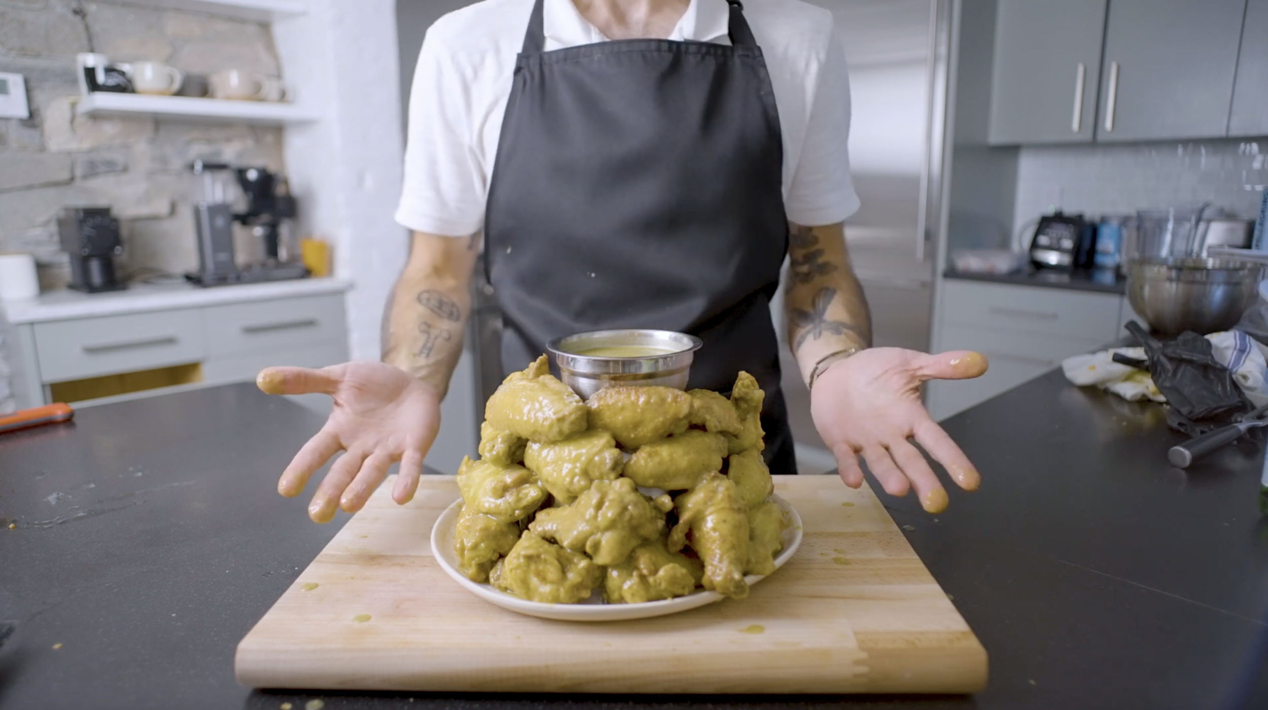 Wasabi Buffalo Wings from The Simpsons