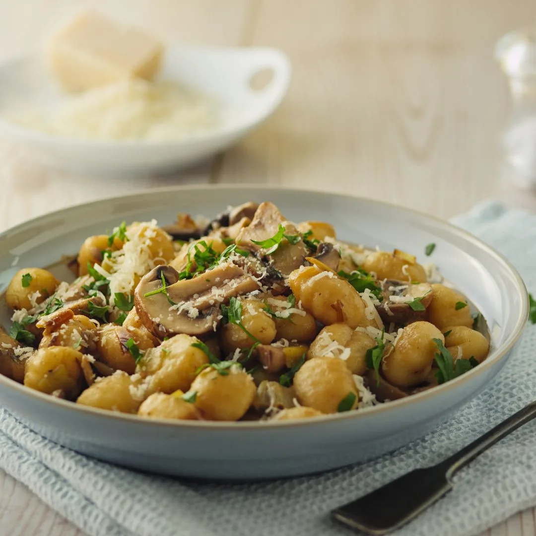 mushroom-and-parmesan-gnocchi