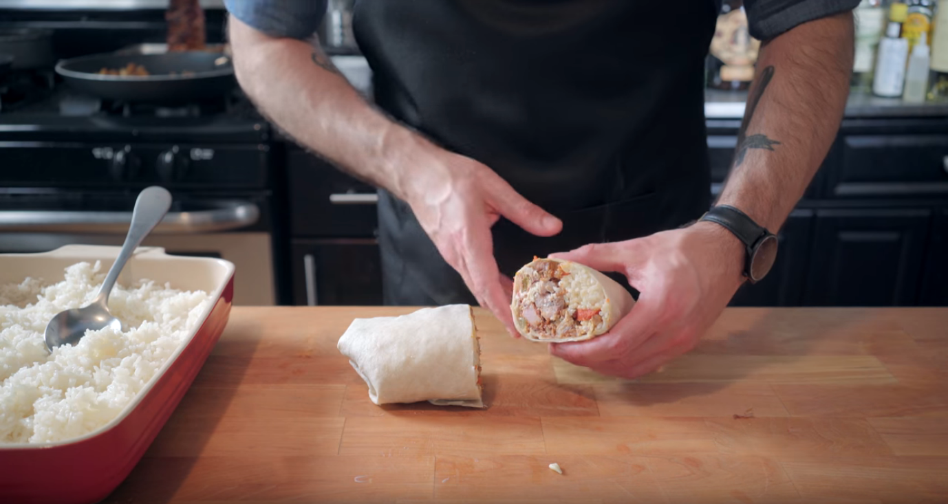The Every-Meat Burrito inspired by Regular Show: 2 Million Subscriber Special