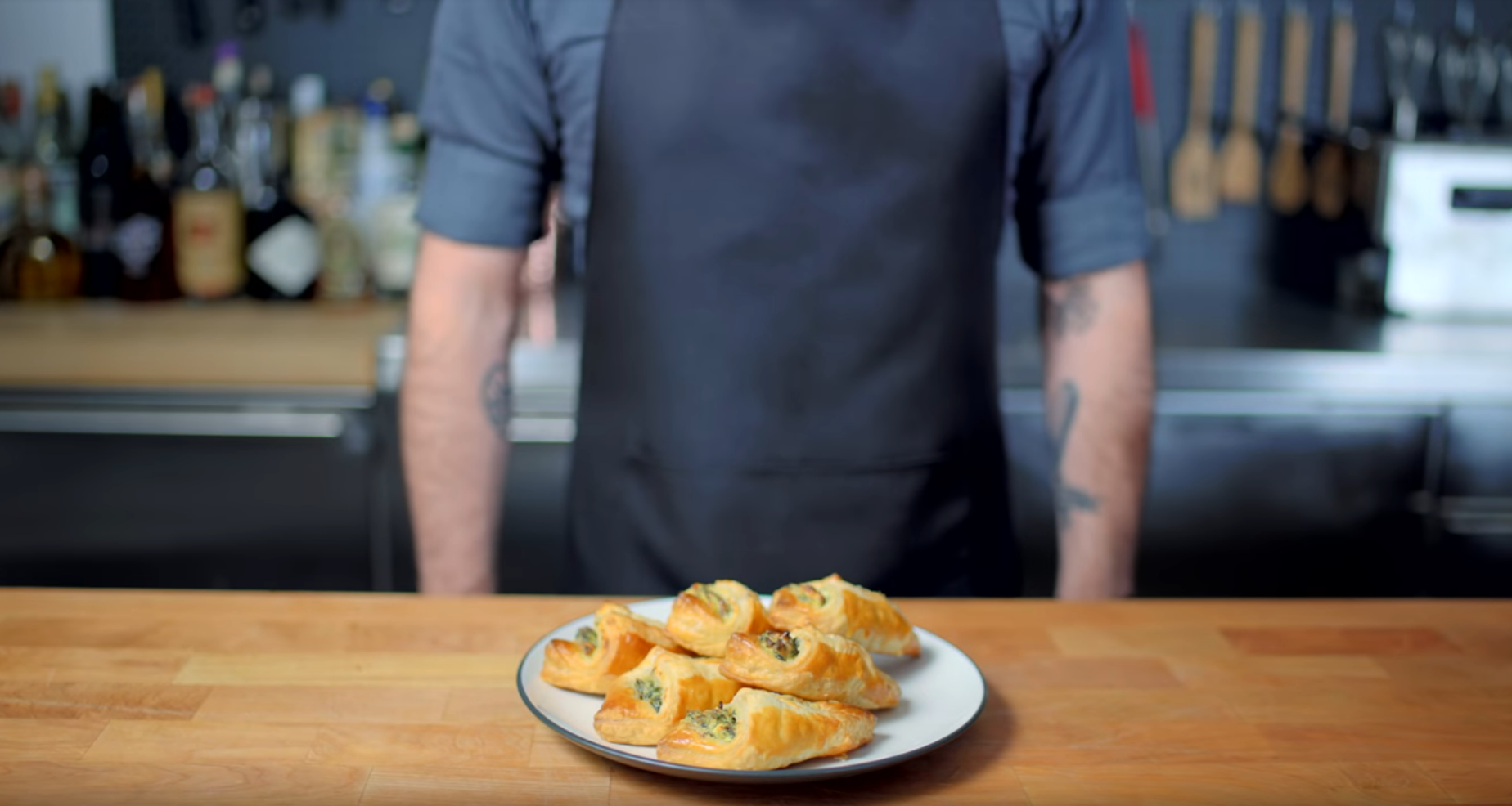 Spinach Puffs inspired by The Emperor's New Groove