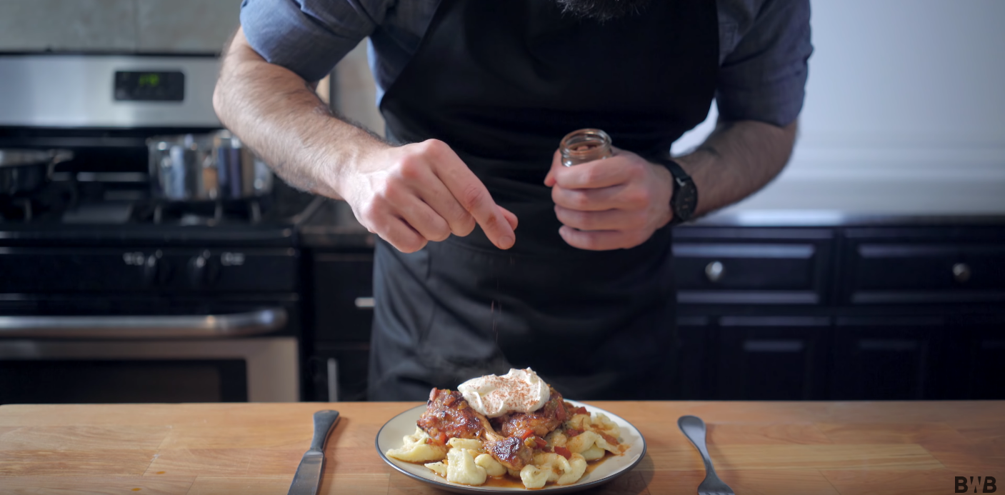 Chicken Paprikash inspired by Captain America: Civil War