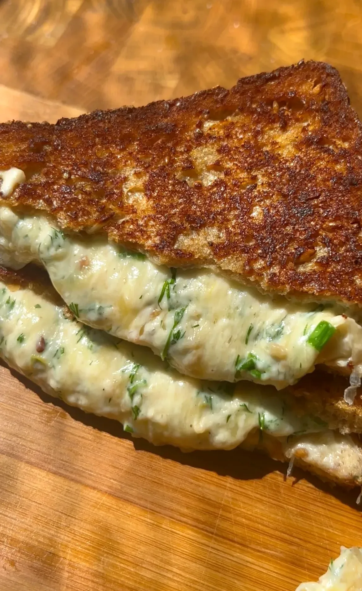 roasted-shallot-and-ranch-3-cheese-grilled-cheese