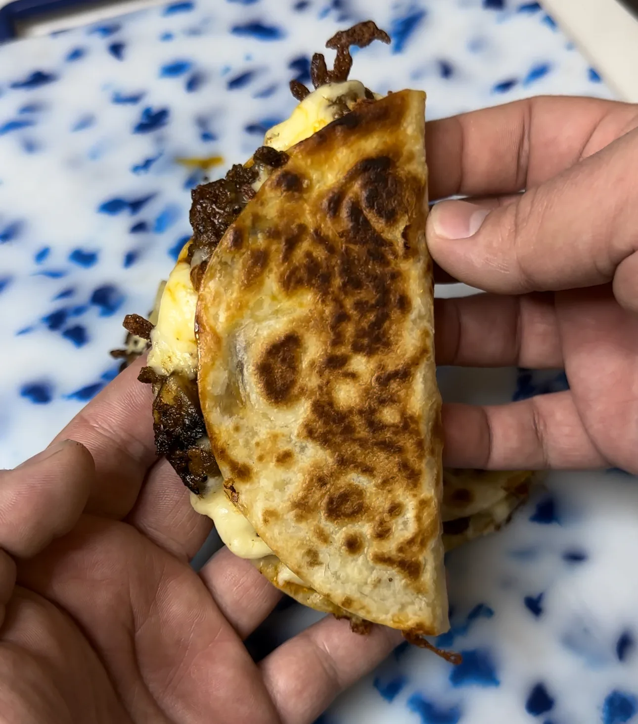 Chorizo Mushroom Quesadillas | Freddsters