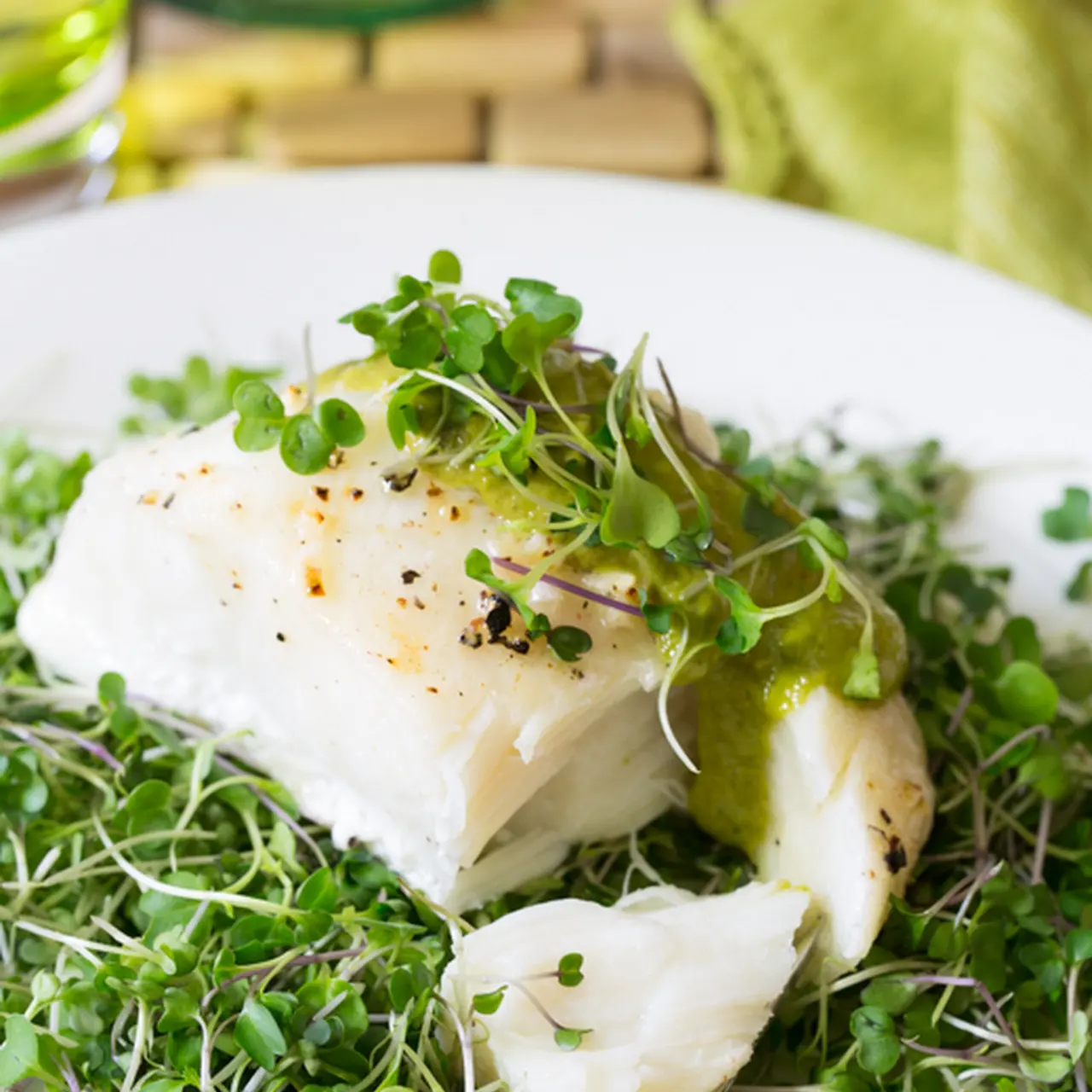 roasted-sea-bass-with-microgreen-cashew-puree